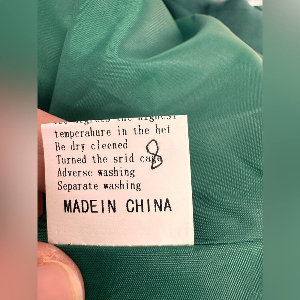 Foremode .Green Trench Coat - Picture 9 of 11